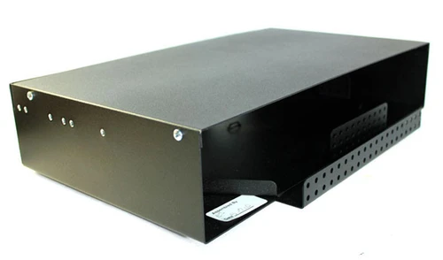 2RU, 4 Panel Fiber Distribution Unit, angled rear