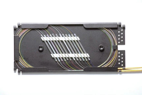 12 Fiber Splice Tray for Mechanical Splices, 0.2-in