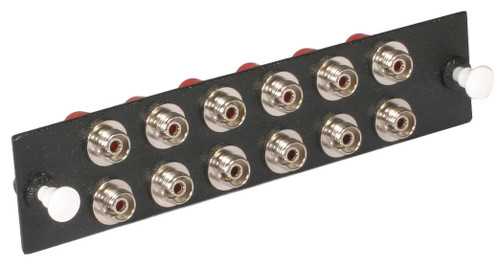 AP-VBBWCB - LGX & CCH Compatible Adapter Panel, Fiber Optic, 12-Fiber, FC, Zirconium Insert, Multimode/Singlemode