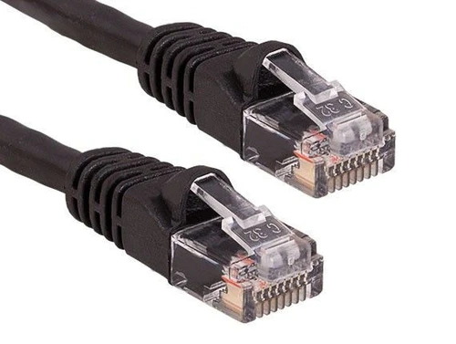 UL724M8006BK-1F - Cat6 Snagless Ethernet Cable - Black