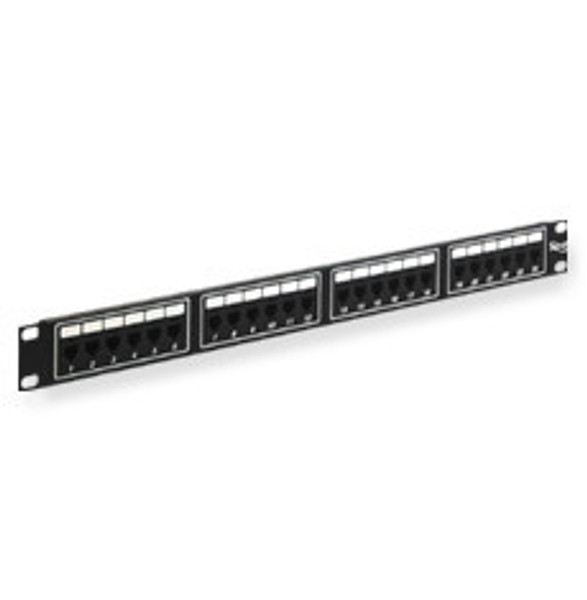 CAT6 Patch Panel with 24 Ports and 1 RMS in 6-Pack - ICC