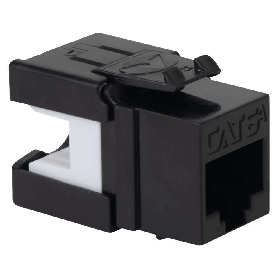 ICC, Jack, CAT 6A UTP, RJ45 to 4PR 110, High Density, black