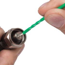 MCC-S12 - Cleaning stick for 1.25mm ferrules (LC, MU, etc.) in alignment sleeves. 50 stixx per box, 6 boxes per case, 300 stixx per case, image 4