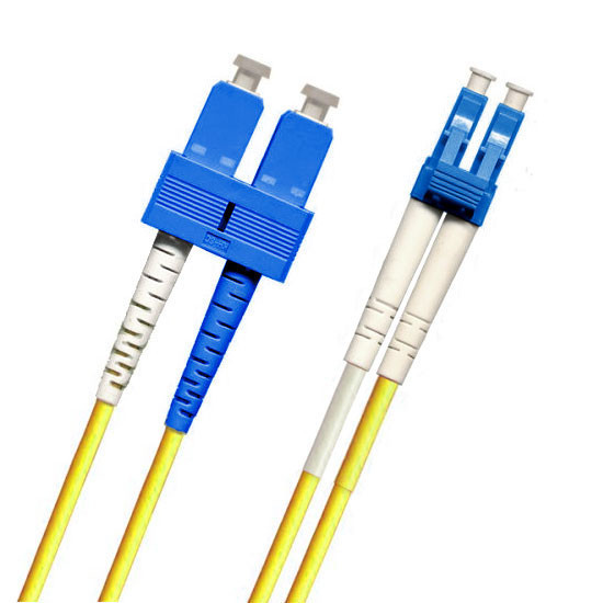 791518OS2D001MR1 - SC-LC Fiber Patch Cable, Singlemode 9/125 OS2, Duplex, yellow