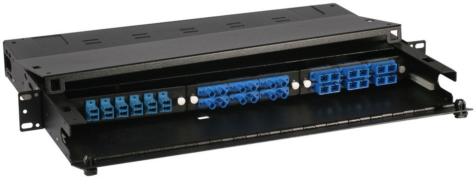 LGX Compatible Fiber Enclosure, Rack Mount 1U | Cables Plus USA