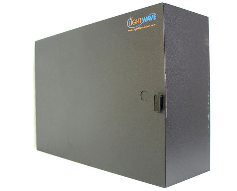 WAC-8X, LightWave LGX Compatible Fiber Enclosure, Wall Mount, 8 Panel