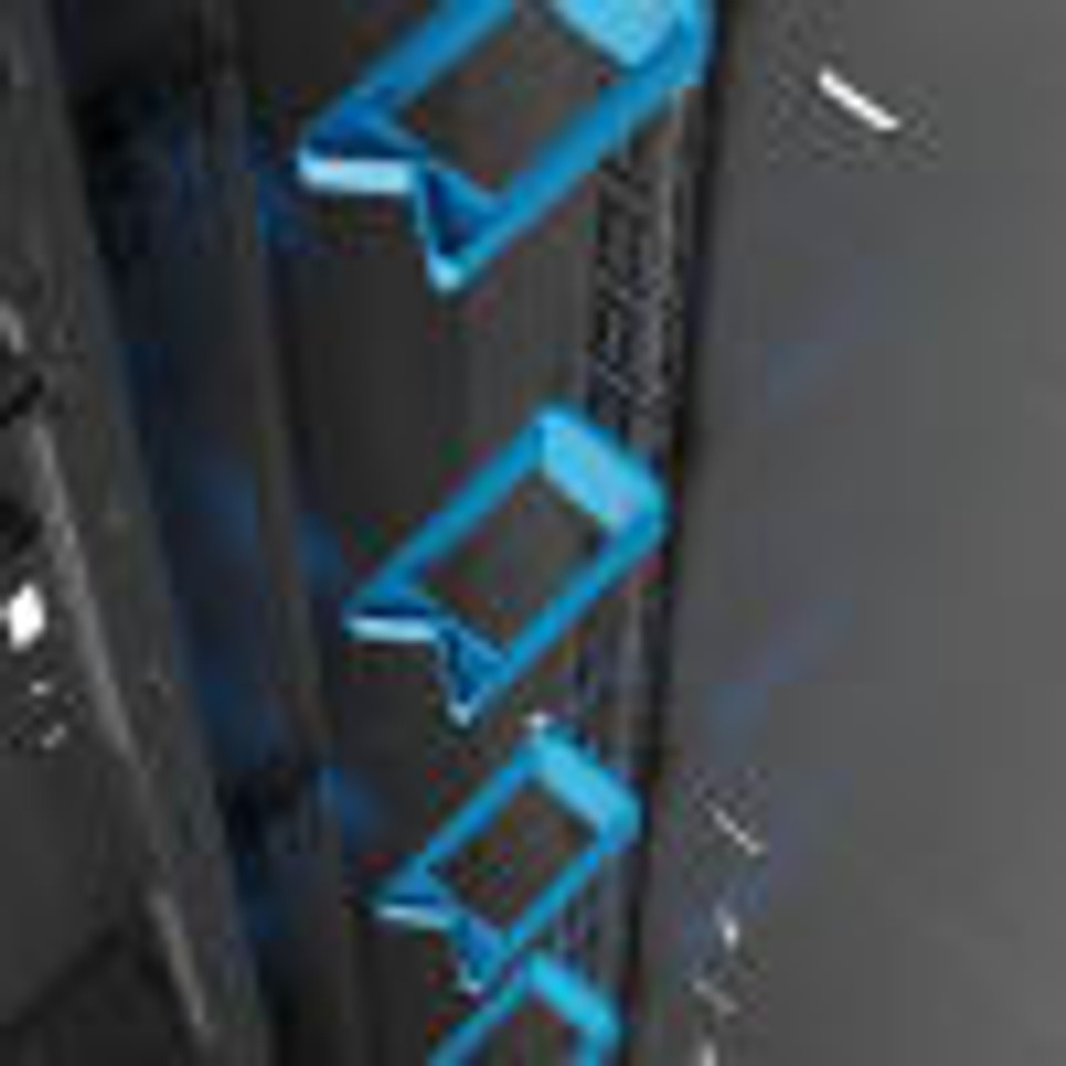 DWR Series Pivoting Wall Rack (w/Plexiglass Door) - 24RU and 17 Inch Deep