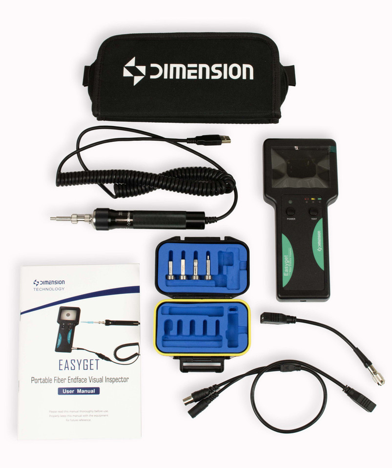 EASYGET 2 Portable Fiber End-face Visual Inspector | Cables Plus USA