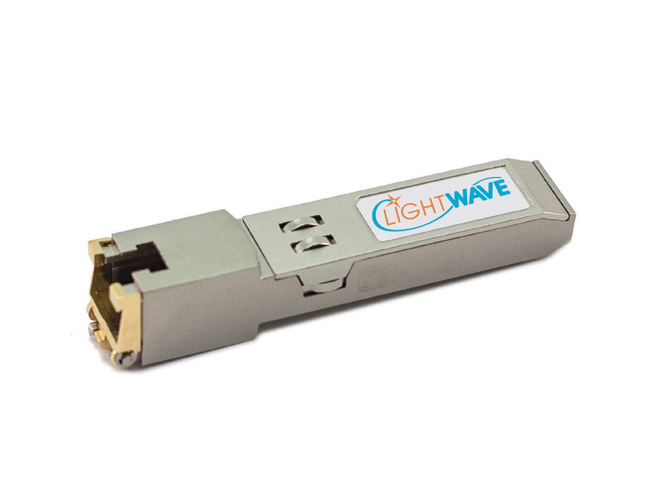Extreme Compatible, 1000BASE-T SFP (mini-GBIC) Transceiver, 1.25Gb/s, 100m, Copper, RJ45, 3.3V