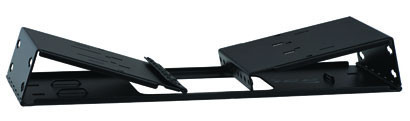 EZ-Fold Wall Mount Bracket, 6" Deep, 2U (closed folding sides)