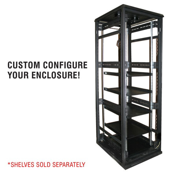 FE4219-45-02 - Quest Mfg. 420 Series Floor Enclosure, full front w/o sides