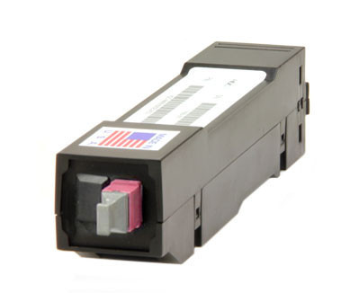 HD8² Cassette, 32 Strand, OM4, 4 Port MTP® Elite 8F (Male) Front to 1 Port MTP® Elite 32F (Male) Rear, Violet, Straight