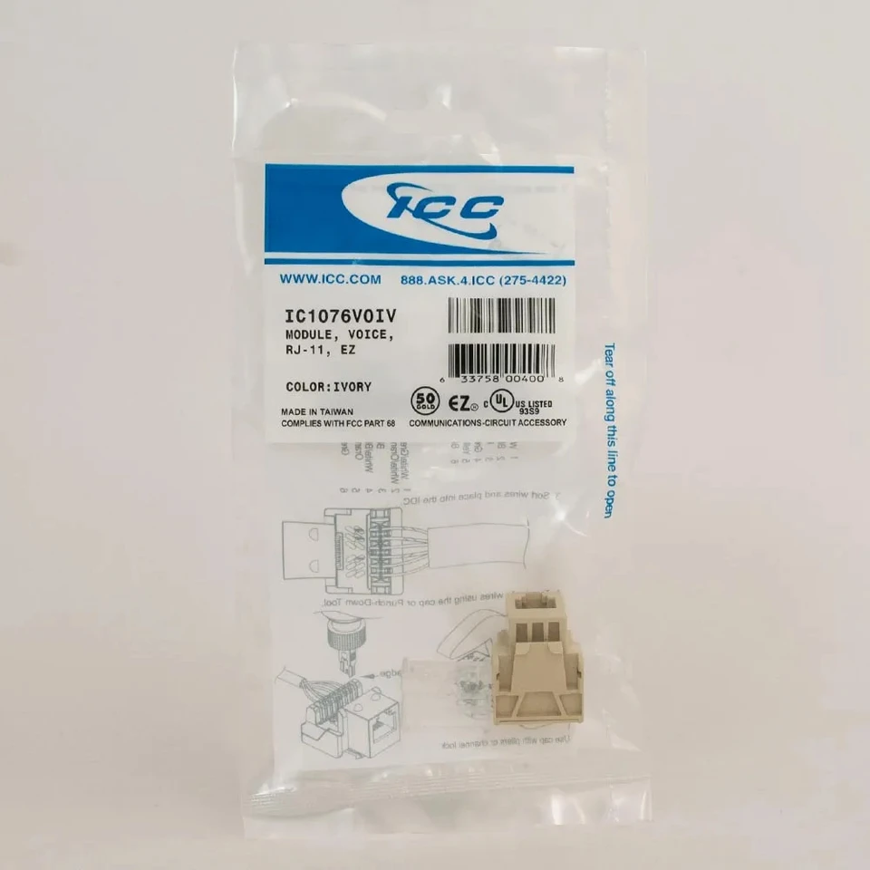 IC1076V0WH - voice RJ-11 EZ Module, in bag