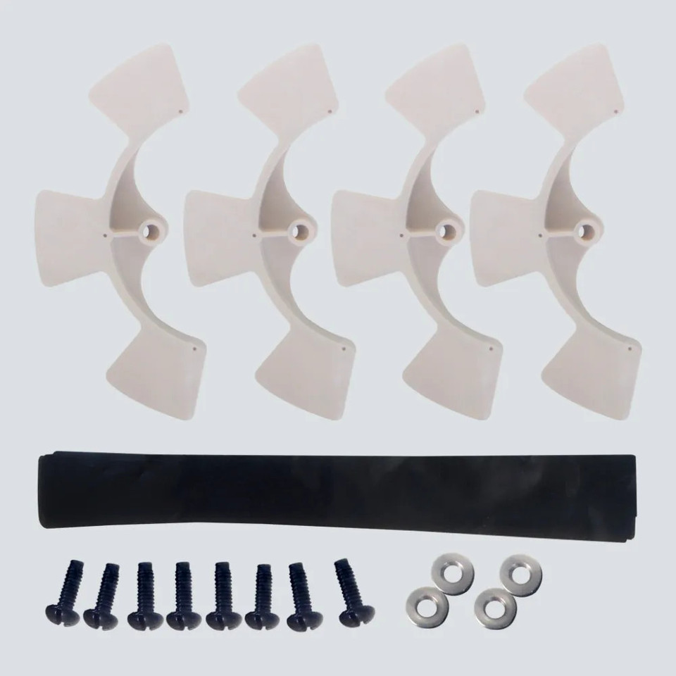 Rack Enclosure, 3-Panel, 1 RMS, accessories