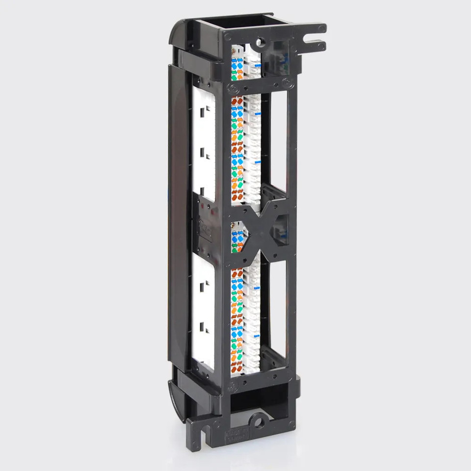 ICC, Vertical Patch Panel CAT 6, 12-Port | Shop | Cables Plus USA