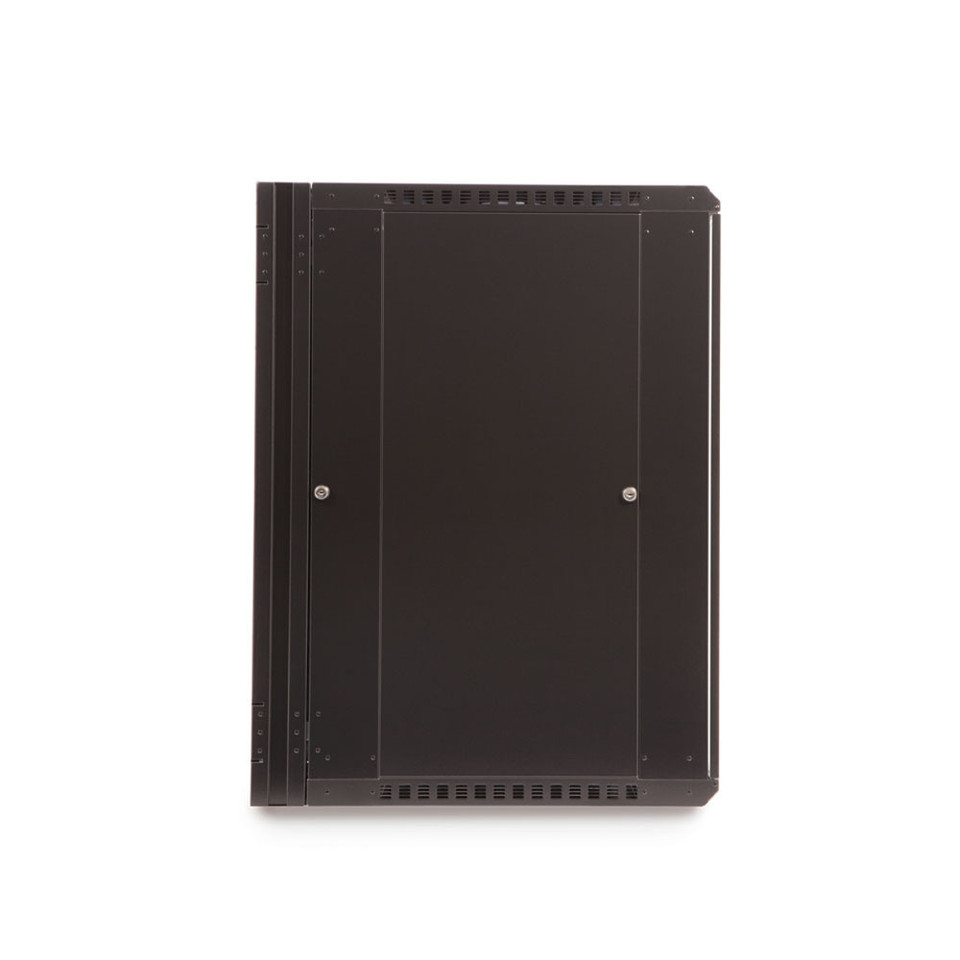 18U LINIER® Swing-Out Wall Mount Cabinet - Glass Door