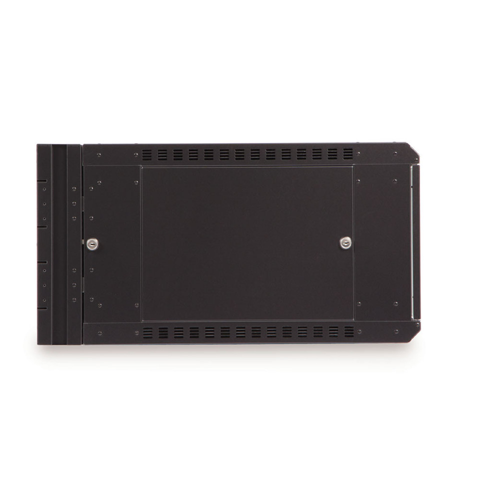 6U LINIER® Swing-Out Wall Mount Cabinet, side view