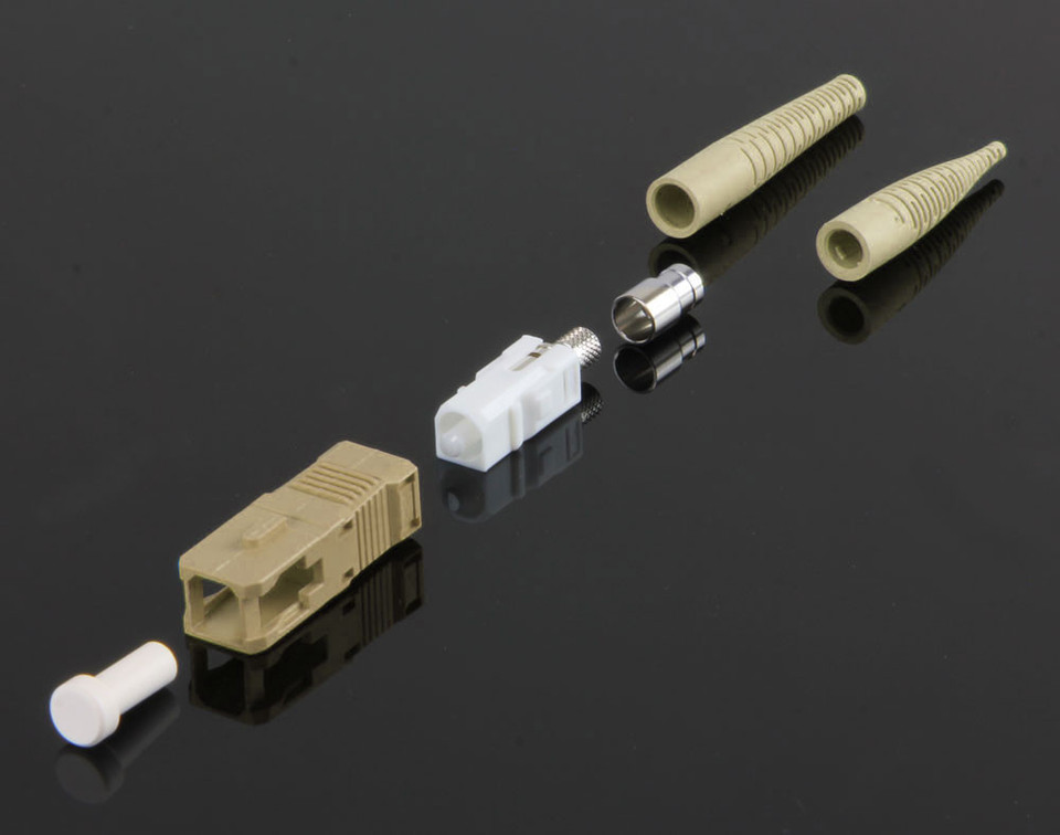 254-291-9x8 - Fiber Optic Connector, SC, MM, 127um Ferrule ID