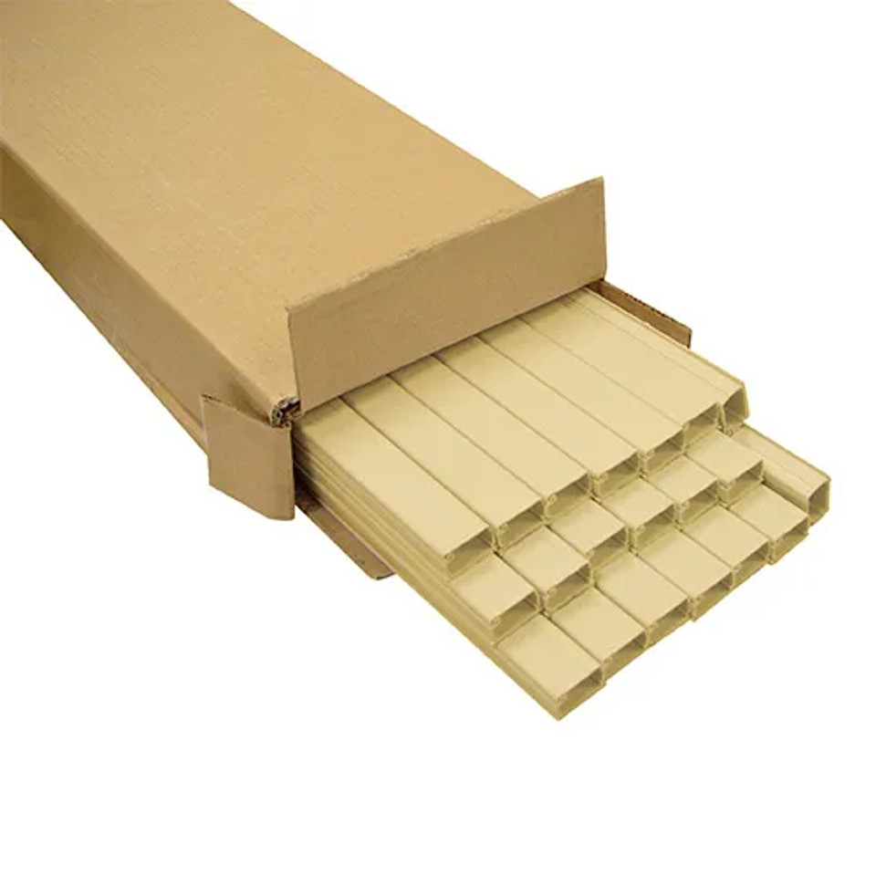 Multilink Pre-Adhesive Backed Latch Duct Raceway, 1-3/4" x 6', (Ivory in Case)