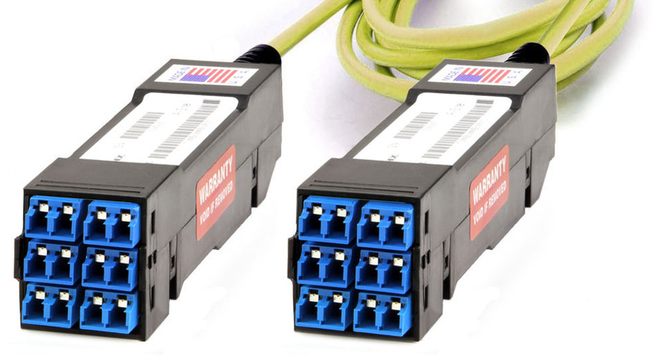 T-9LSS602LSS602F0010 - HD8² HDReadyLink®, Cassette to Cassette, OS2, 6 Port Shuttered LC/UPC Duplex, 12 Fiber - Image 2