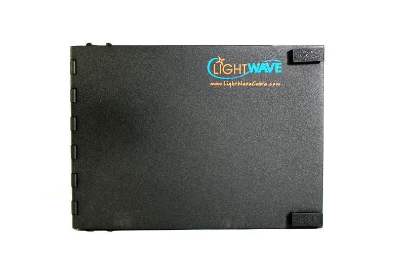 WAC-1X-EXTN - LightWave LGX Fiber Enclosure, Wall Mount, 1 Panel - View front