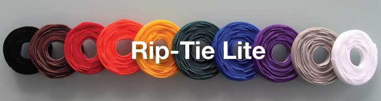 Rip-Tie Lite 1/2 Inch x 6 Inch (Spool of 1200 Ties), Colors