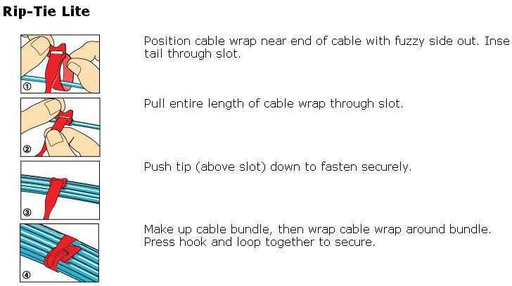 Rip-Tie Lite 1/2 Inch x 8 Inch (Spool of 900 ties)