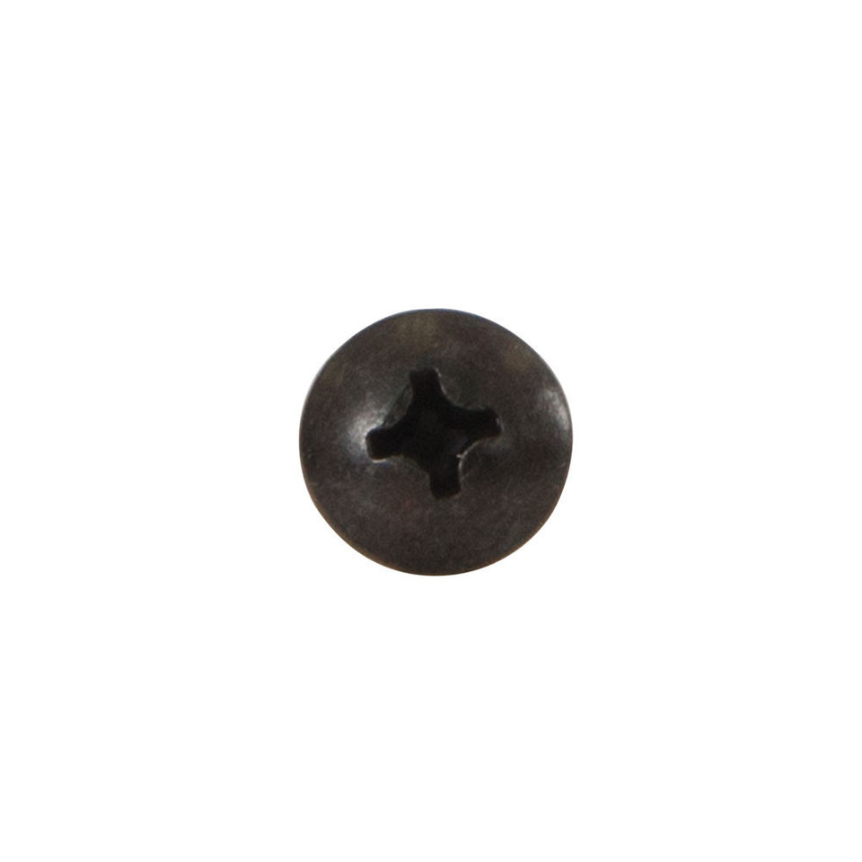 0100-1-002-01 - 10-32 Rack Screws, (No Washer), Black - (Top View)