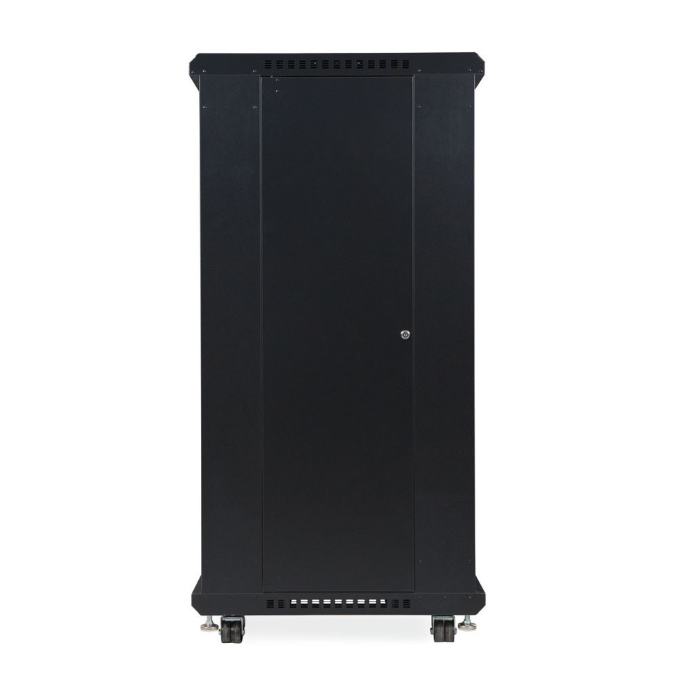 27U LINIER® Server Cabinet - 3108 Series - Solid/Solid Doors - 24 Inch Depth