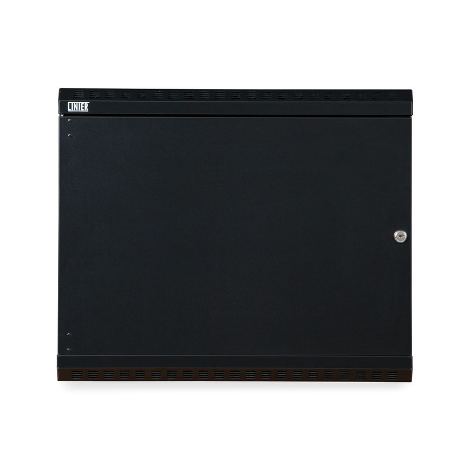9U LINIER Swing-Out Wall Mount Cabinet - front view