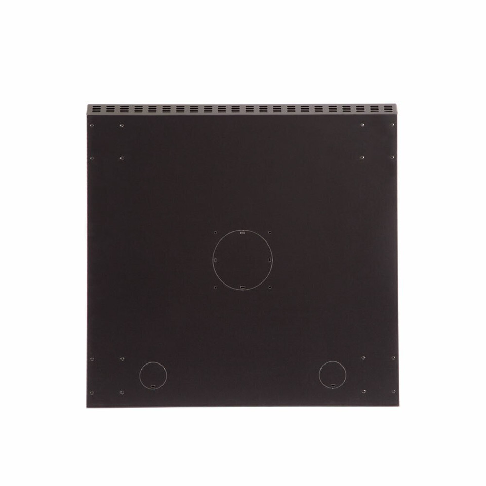 22U LINIER® Fixed Wall Mount Cabinet, Glass Door