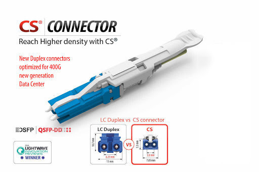 Fiber Patch Cable, CS-LC, UPC, Multimode 50/125 Micron OM4 Fiber, Senko CS/LC Uniboot 54mm, Pull Tab, 1.6mm MicroDual OFNR Rated Jacket