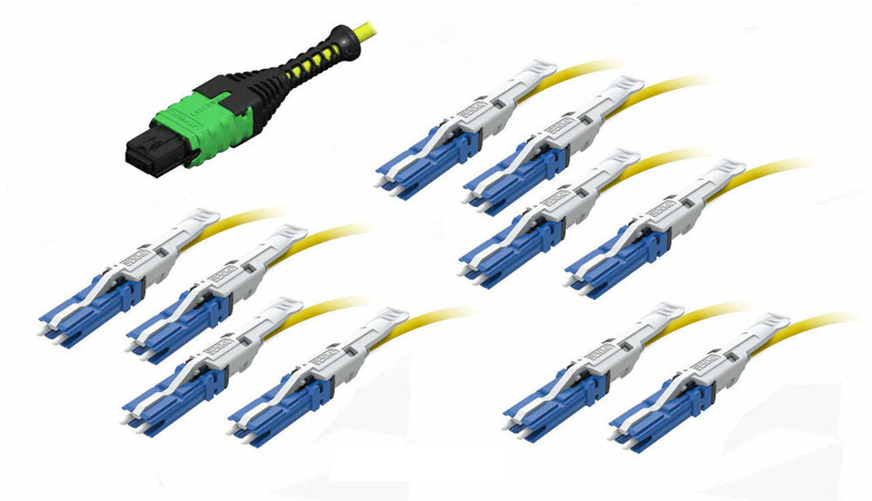 F9P20E4F-CSM2XXXX-R - HD8² Pro Boot Fiber Cable, MTP Elite, - (10ea) CS/UPC Senko Uniboot, 20 Strand, OFNP Plenum, Singlemode 9/125um OS2, 3.0mm Jacket - Image 2