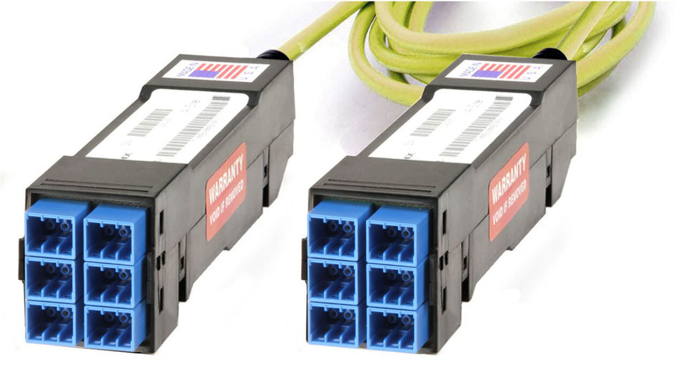 T-9MDSQ02MDSQ02F0010 - HD8² HDReadyLink®, Cassette to Cassette, OS2, 36 Strand, (18) Port, MDC/UPC Duplex, to (18) Port, MDC/UPC Duplex, Flipped (Type C) Pinout - Image 2