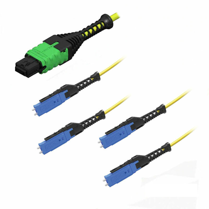 F9P08A8F-MDMxxxM-R - HD8² Pro Boot Fiber Cable, MTP Elite, - (4ea) MDC/UPC USConec Uniboot, 8 Strand, OFNP Plenum, Singlemode 9/125um OS2, 2.0mm Jacket - Image 2