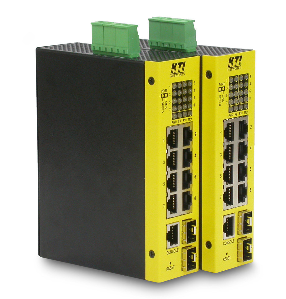 KGS-1060-HP - Industrial Managed 10-Port L2 Gigabit Ethernet Switches with 2 dual-speed SFP Slots and 4 PoE+ PSE Ports
