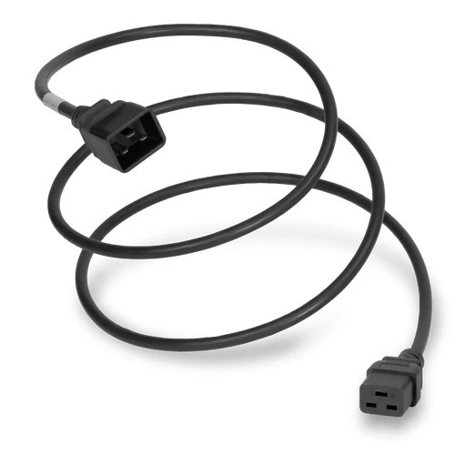 2019-J-012 - Power Cord, C20 to C19, 12/3 AWG, 20 Amp, 250V SJT Black Jacket