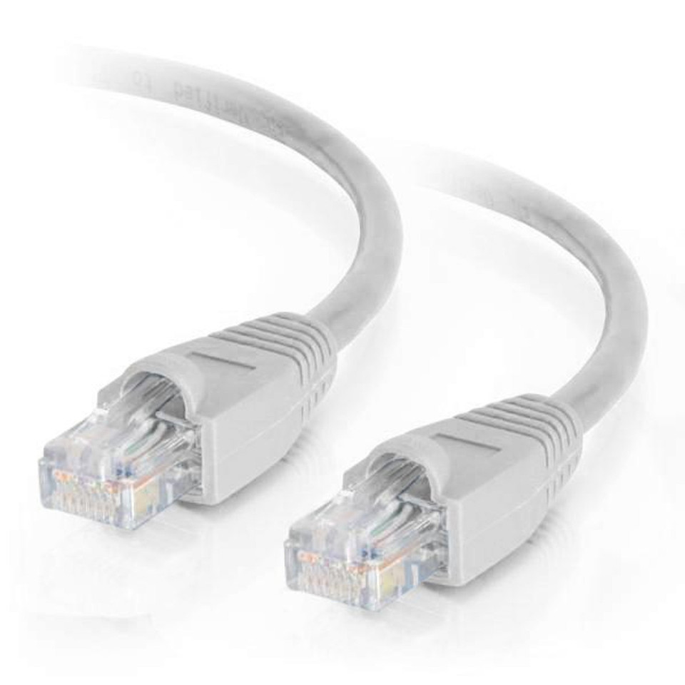 UL724M8006WT-6F - Cat6 Snagless Ethernet Cable - White, dual end view 2