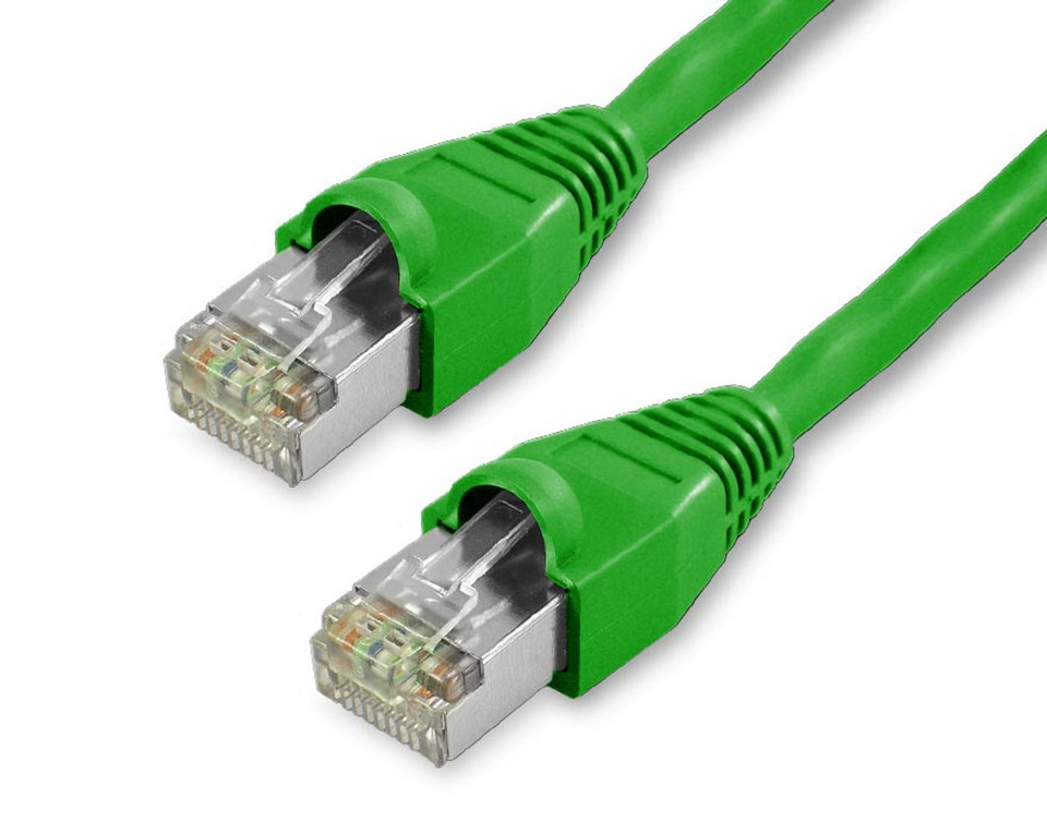 Cat6 Snagless Shielded Ethernet Cable - Green | Shop | Cables Plus USA