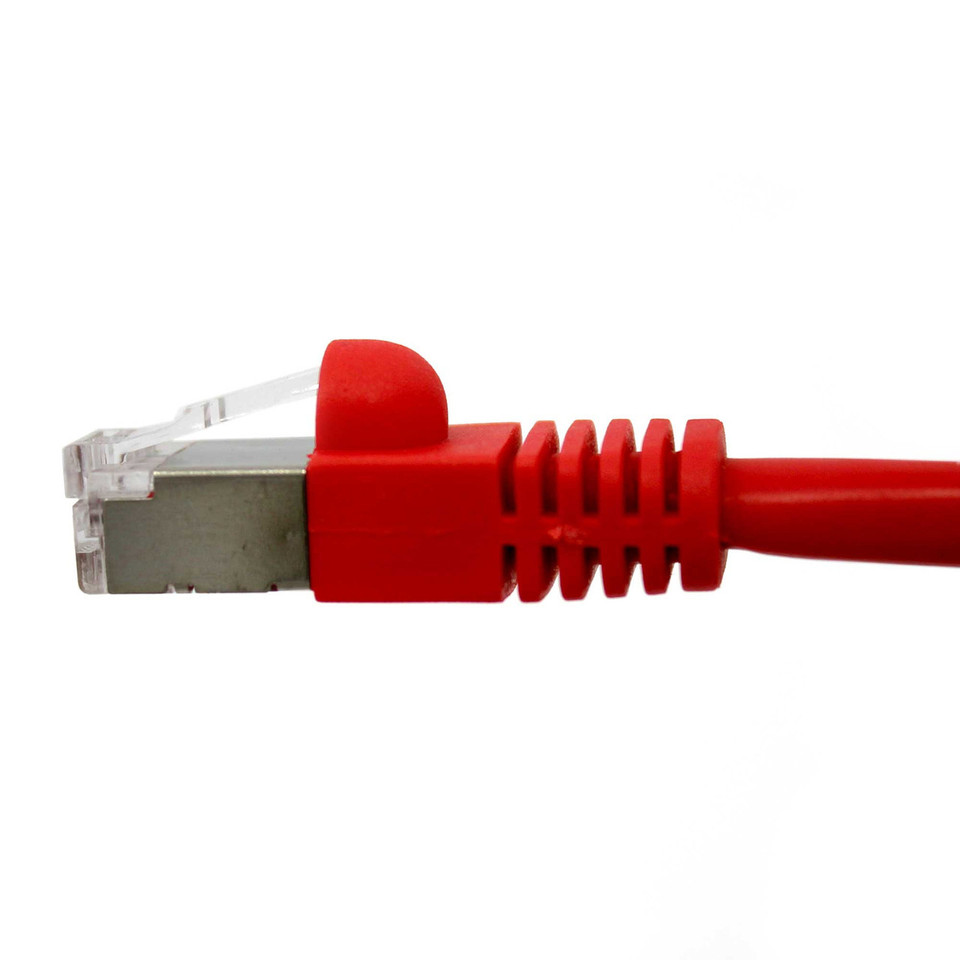 Cat6 Snagless Shielded Ethernet Cable - Red | Shop | Cables Plus USA