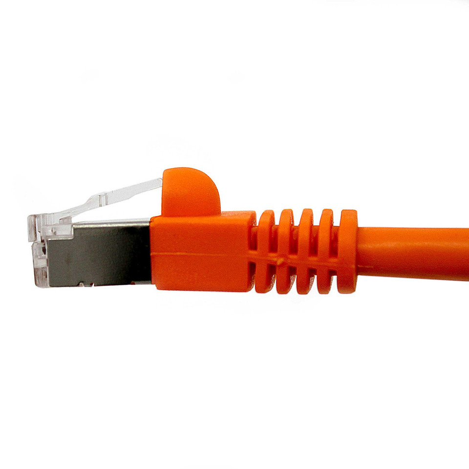 Cat6 Snagless Shielded Ethernet Cable - Orange | Shop
