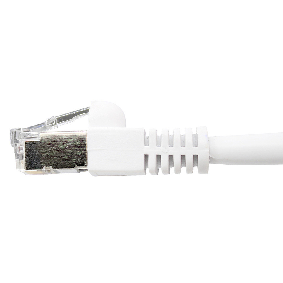 Cat6 Snagless Shielded Ethernet Cable - White | Shop | Cables Plus USA