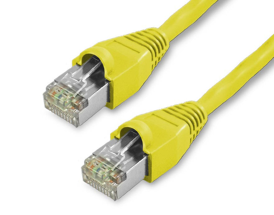 Cat6 Snagless Shielded Ethernet Cable - Yellow | Shop