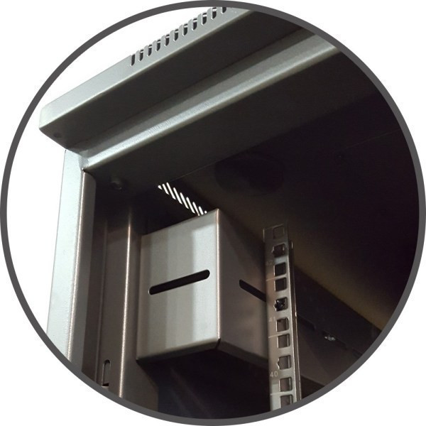 FE7419-45-02K - 740 Series, 45U, Floor Enclosure, corner