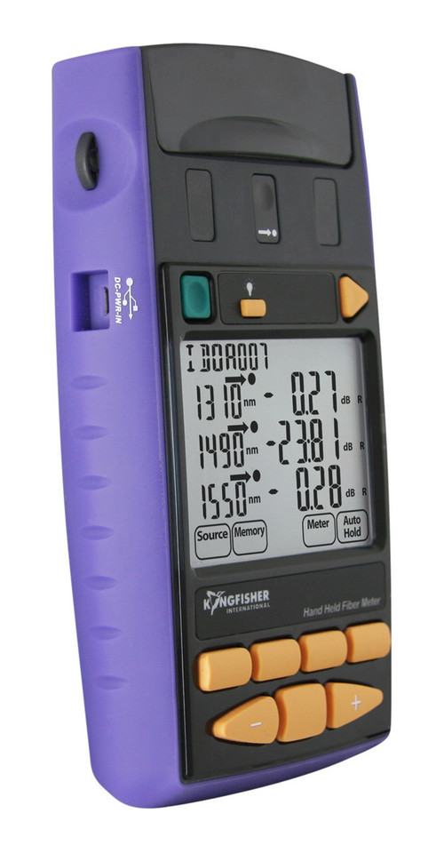 Kingfisher Full Size Optical "Hi-Power" Meter, SMF, SC Hybrid Model #  KI2600-H6 (View 4)