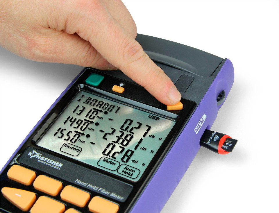 Kingfisher Full Size Optical "Hi-Power" Meter, SMF, SC Hybrid Model #  KI2600-H6 (View 9)