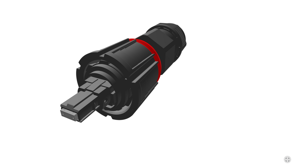 Senko - IP-16 MPO Connector - Ruggedized, Female, 7.5 - 11mm