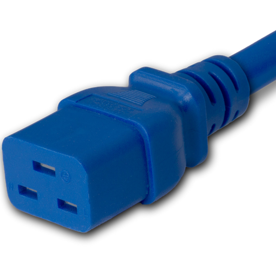 IEC 60320 C19, Connector (Female), Blue