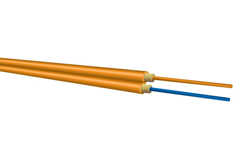 A-Series 2-Fiber 62.5/125μm OM1 Ultra-Fox, Orange Jacket