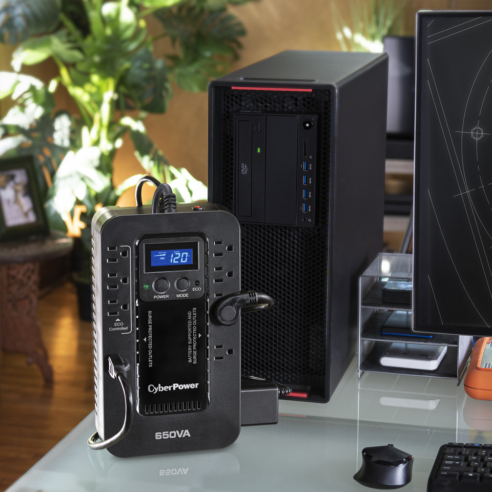 CyberPower EC650LCD Ecologic UPS Series, view 4